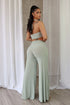 Skye Heart Detail Halter Top & Pants SET